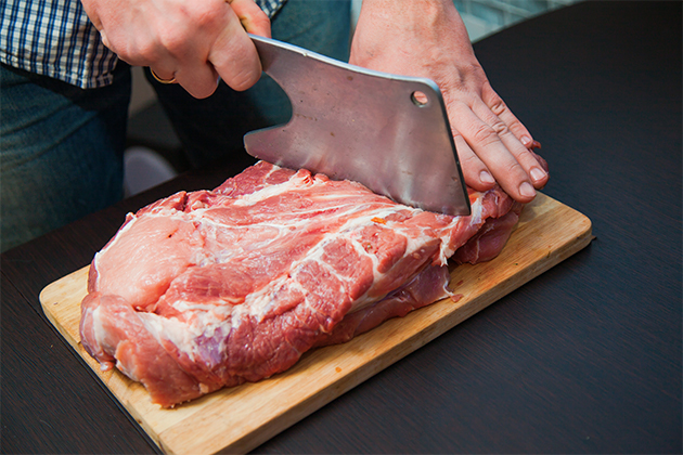 Couper la viande perpendiculaire aux fibres