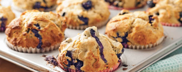 Muffins aux bleuets et à l’orange, parfaits pour un dessert ou une collation