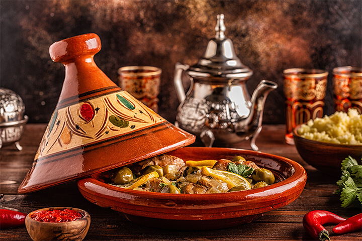 Tajine, recette traditionnelle de cuisine marocaine