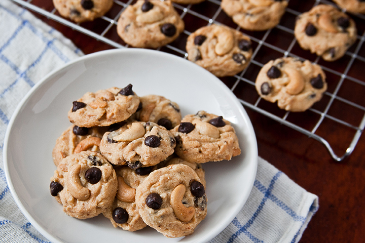 Biscuits aux brisures de chocolat pour une petite gâterie dans la boîte à lunch