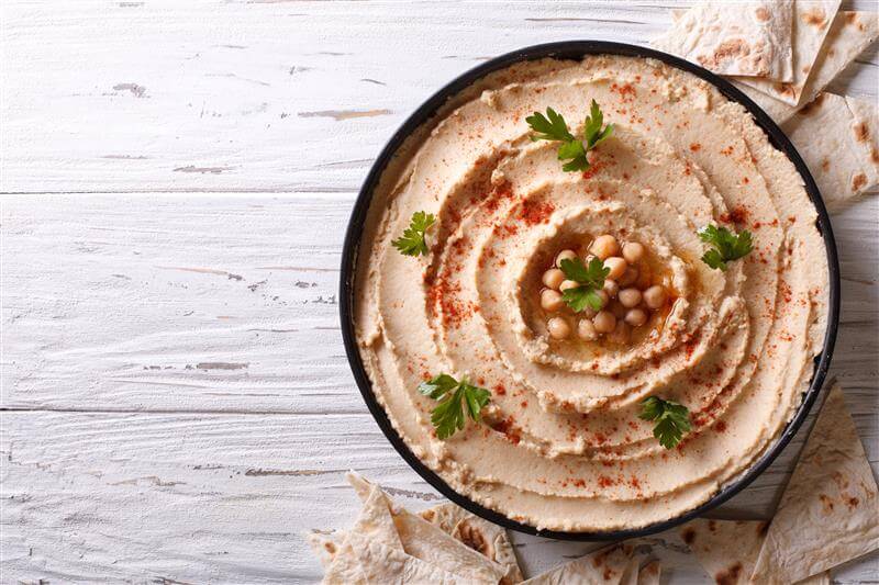 Houmous aux graines de chanvre