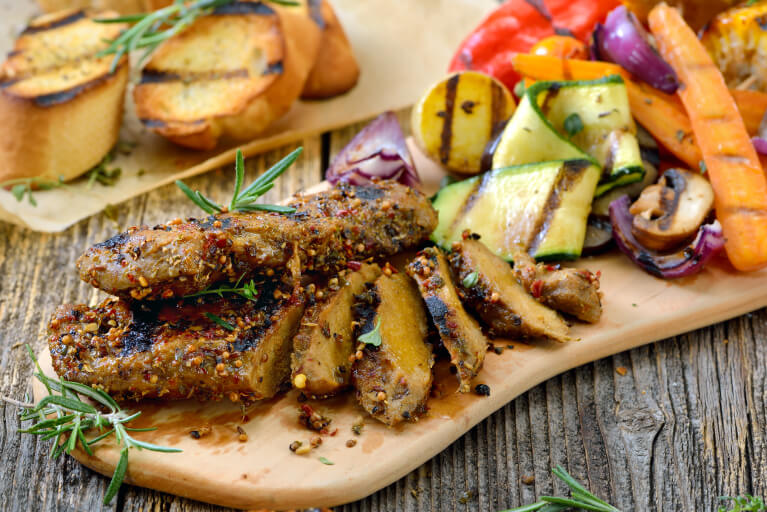 Un steak de seitan fait maison