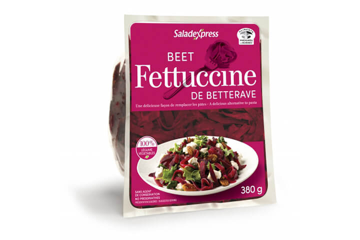 Fettuccine de betterave pour remplacer ses pâtes