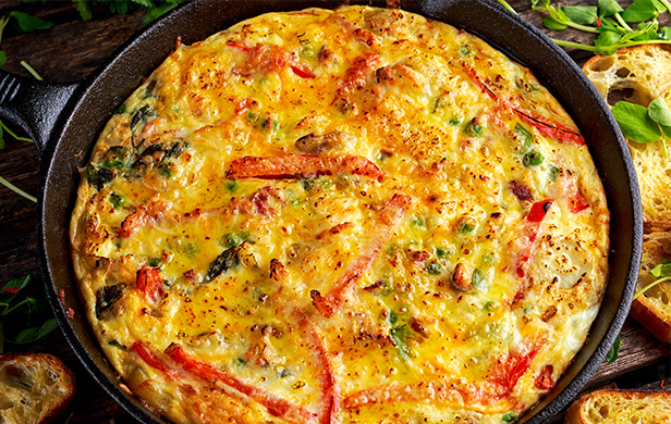 Frittata aux asperges