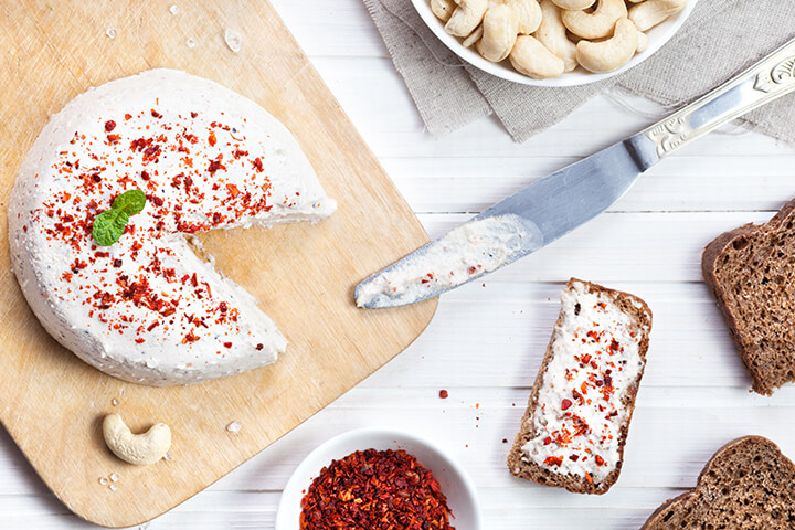 Fromage végane à la noix de cajou