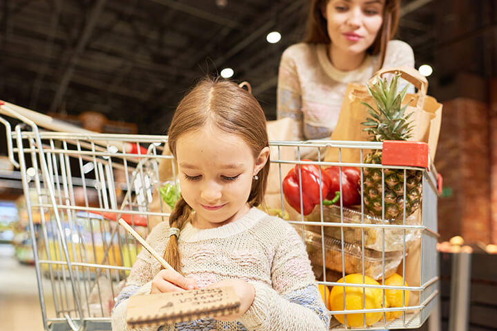 Liste d'épicerie, éviter le gaspillage alimentaire