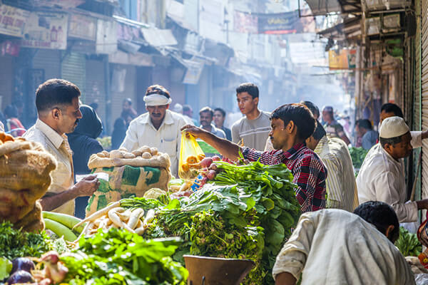 Marché en Inde, recettes faciles de la cuisine indienne