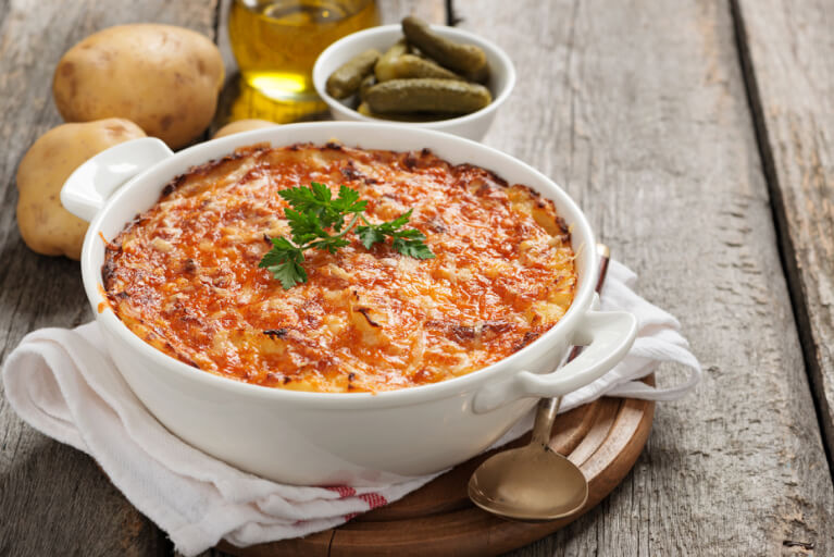 Recette de pâté chinois traditionnel de la famille de Serge avec des légumes