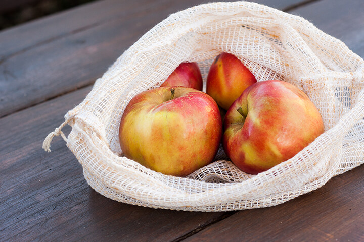 Sacs écologiques réutilisables pour fruits et légumes