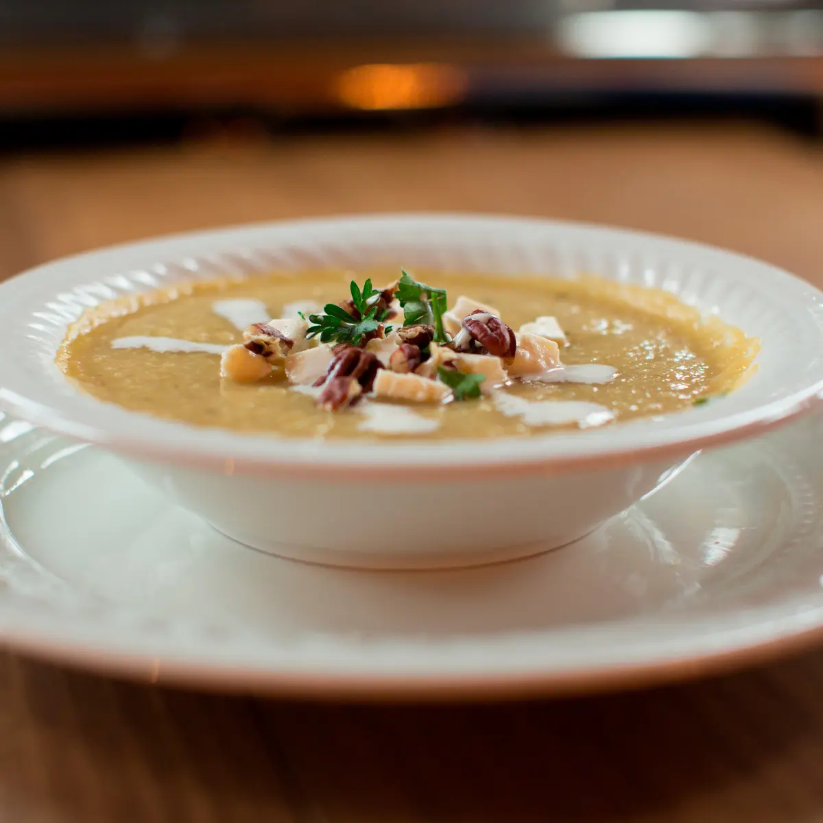 Potage aux panais et poireaux 