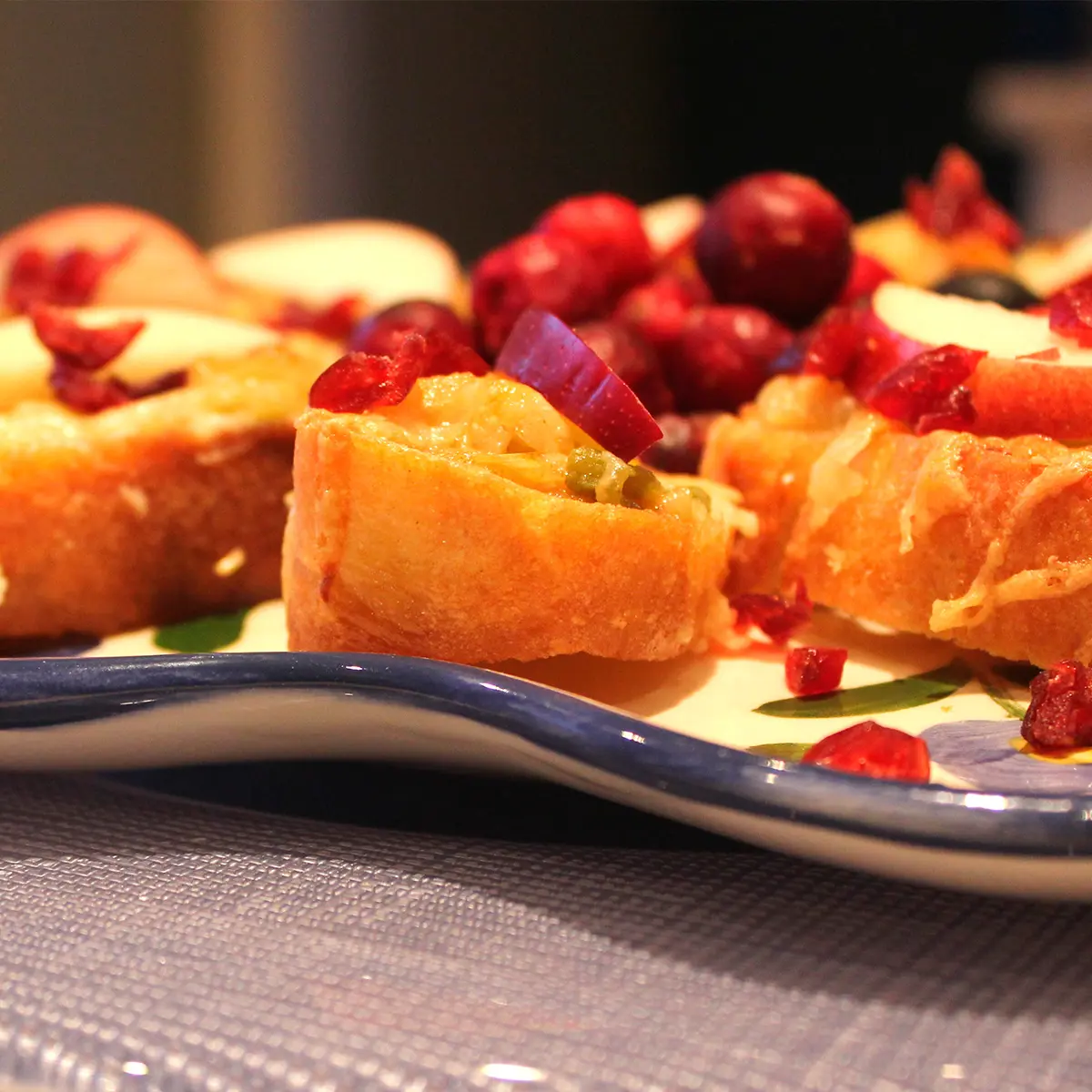 Canapés au beurre de poireaux, version plus santé