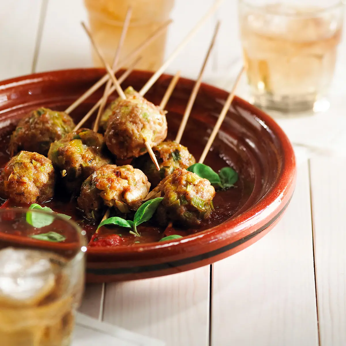 Boulettes de parmesan aux poireaux