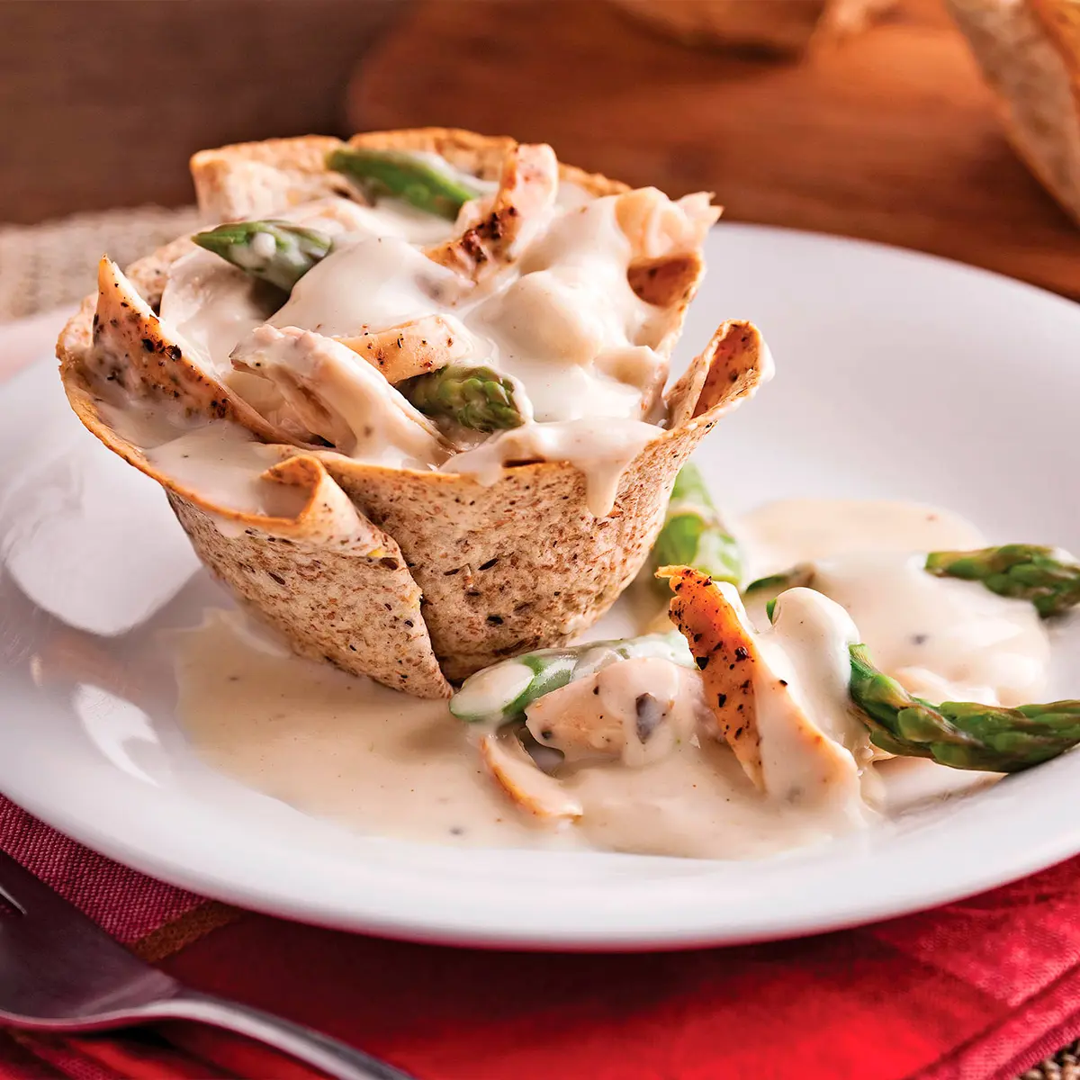 Chicken tortillas vol-au-vent