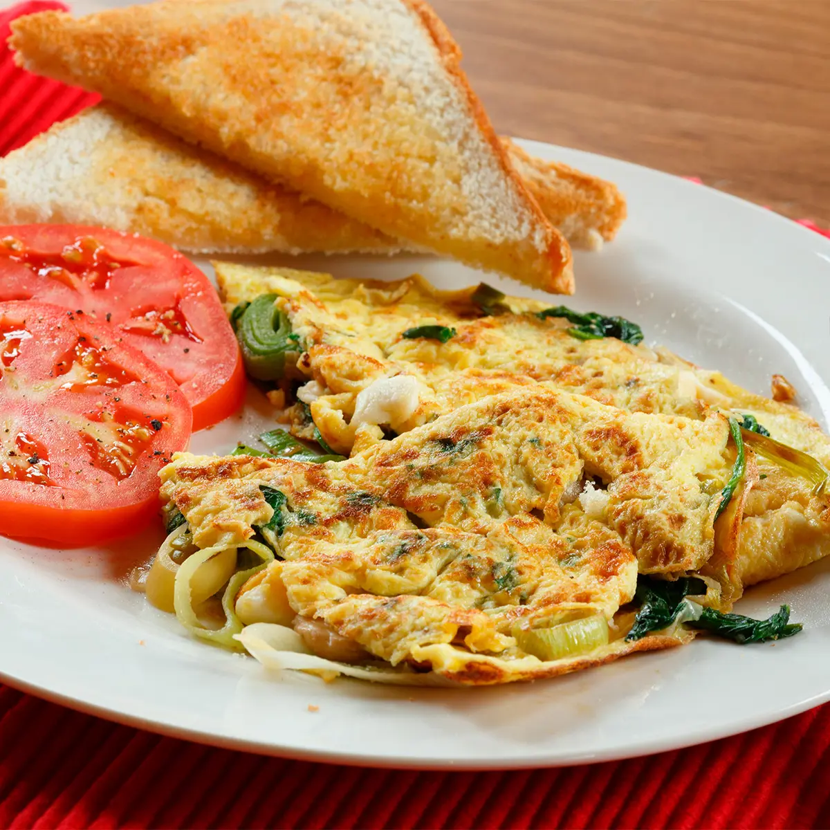 Vegetarians omelettes