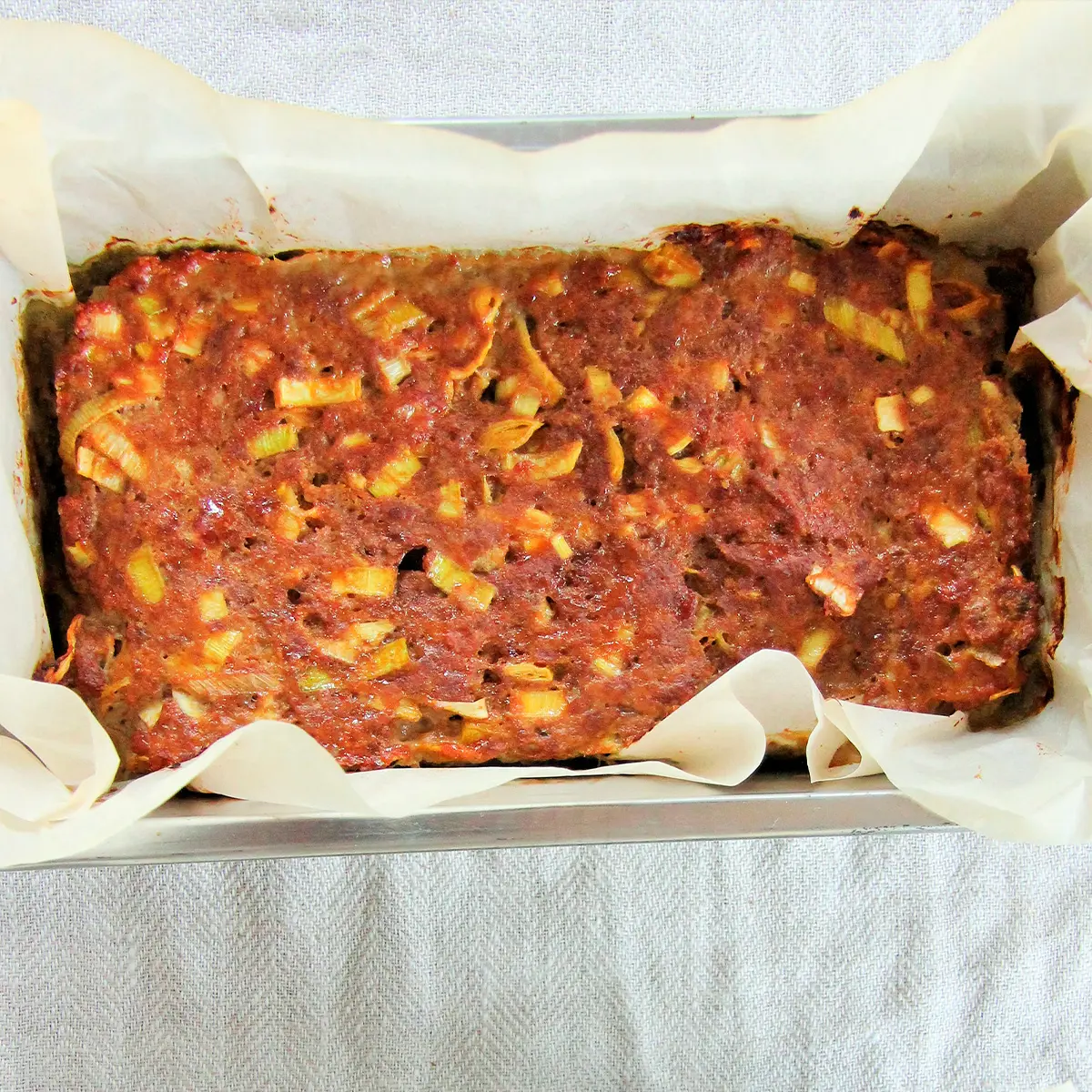 Pain de viande aux poireaux