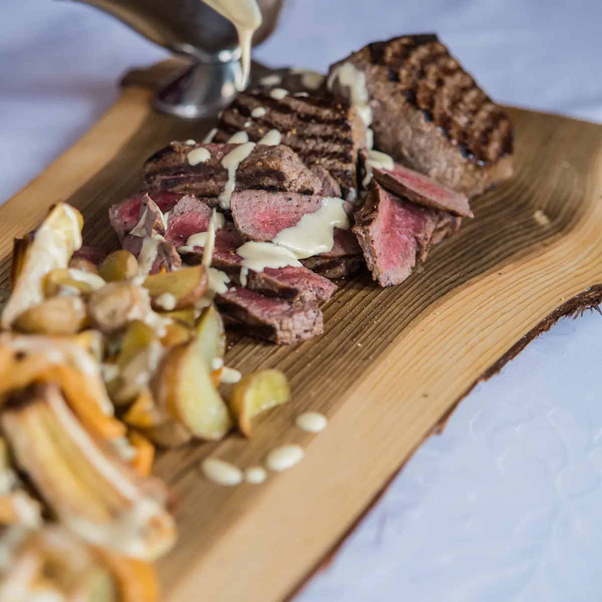 Tournedos de bœuf et légumes