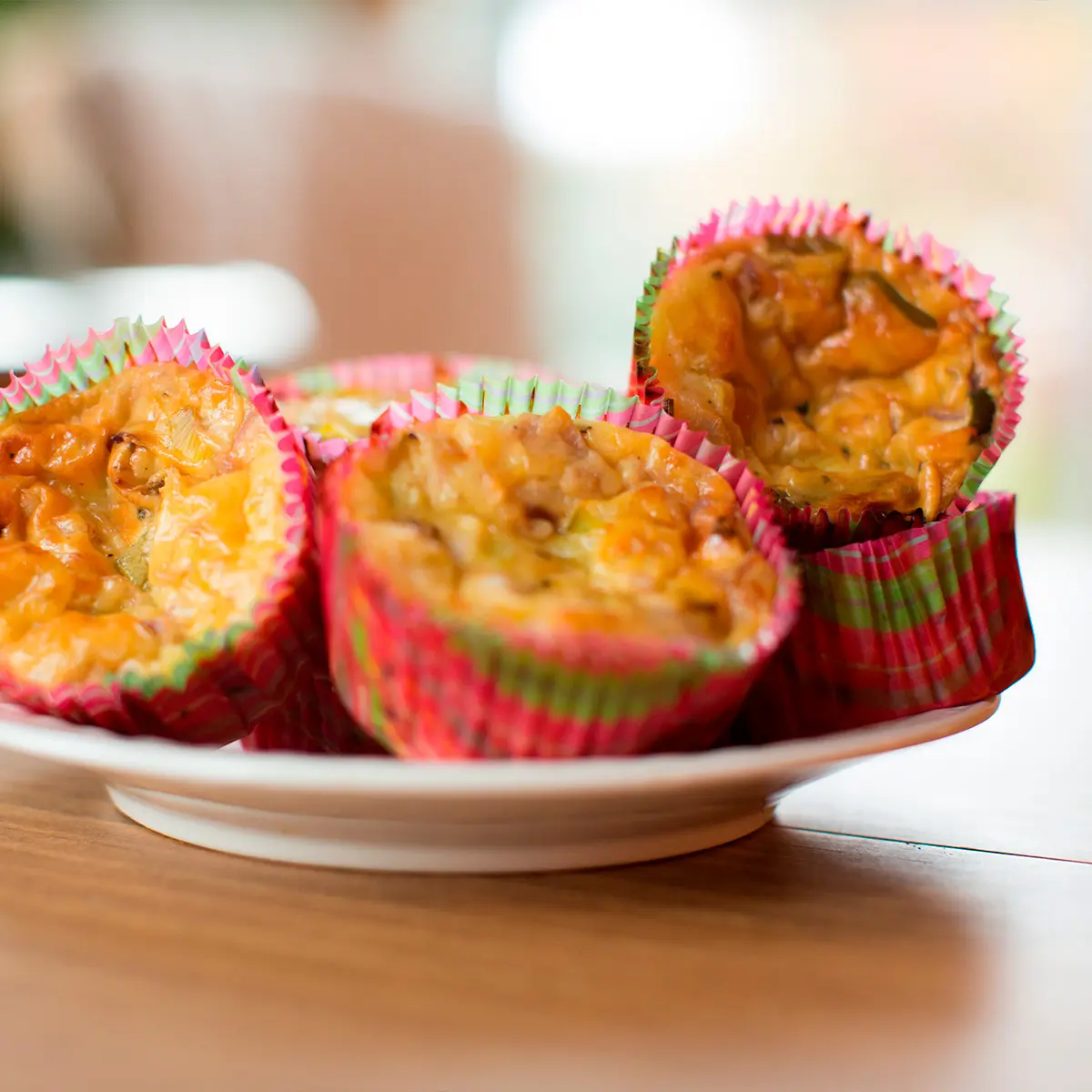 Muffins aux poireaux